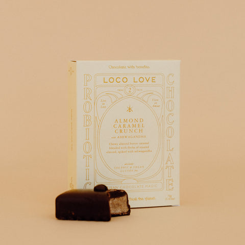Love Loco Almond Caramel Crunch, Twin Pack