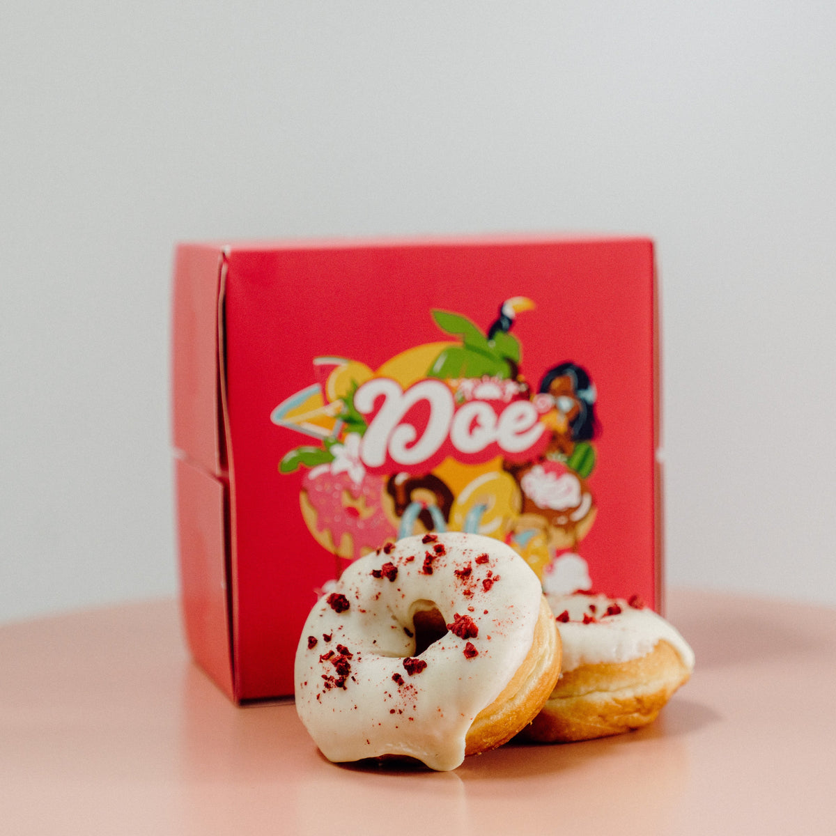 Jewel Posy, Moët + Doe Donuts