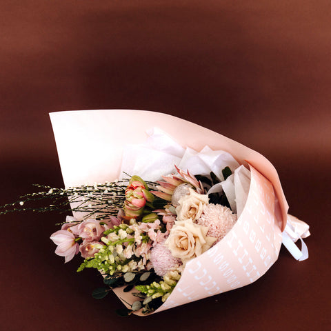 Luxe Pastel Wrap Bouquet