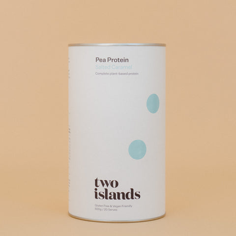 Two Islands Salted Caramel Pea Protein Powder