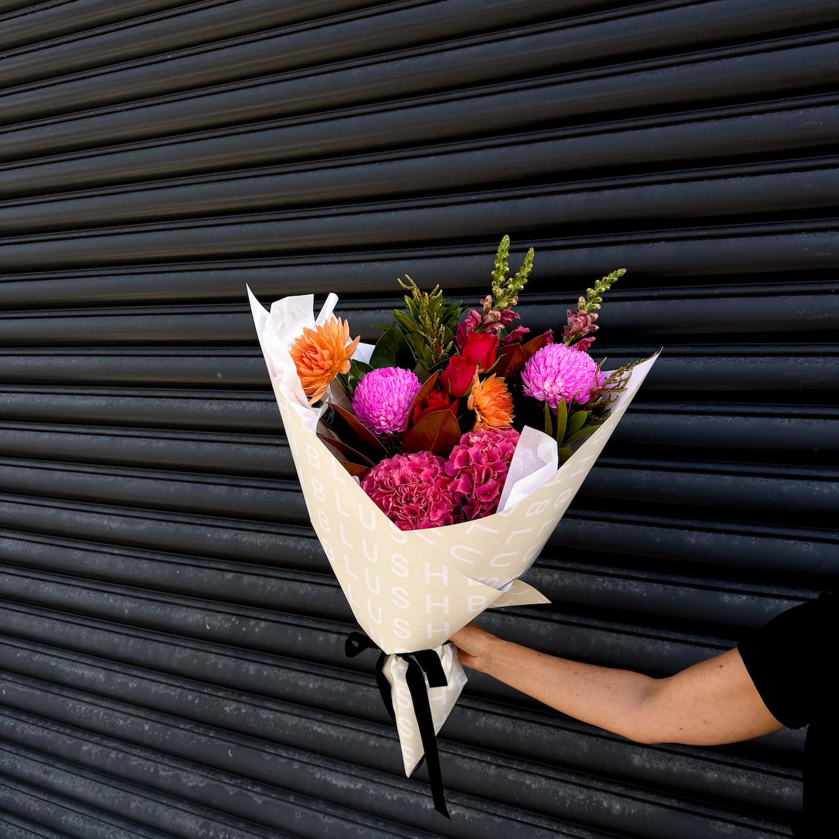 THE BRIGHT WRAPPED BOUQUET